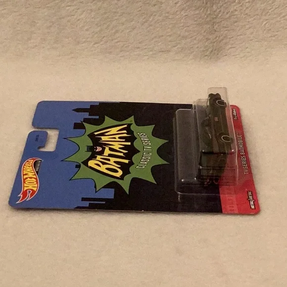 Batmobile ~ Batman Classic TV Series ~ Hot Wheels Premium ~ Real Riders w/case - Picture 10 of 12